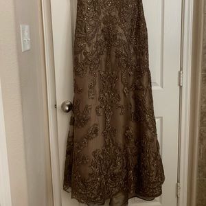 Mother of the bride dress, Bronze